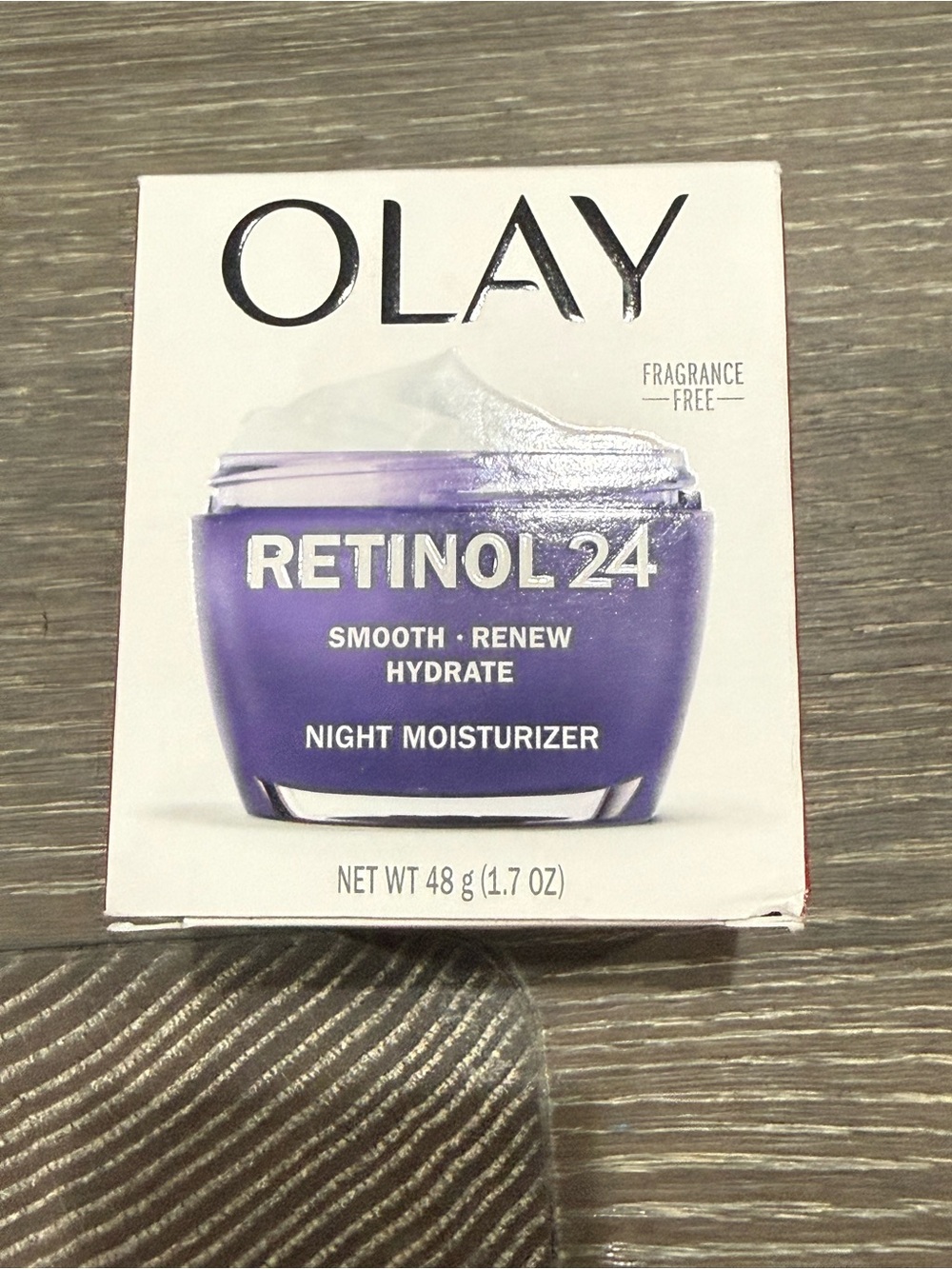 New Olay Retinol 24 Night Moisturizer Fragrance Free smooth renew hydrate